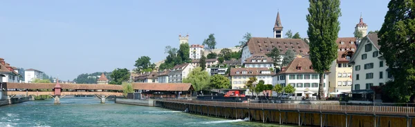 Spreuer Köprüsü'nde Lucerne — Stok fotoğraf