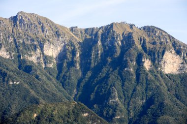 The summit of Mount Generoso clipart