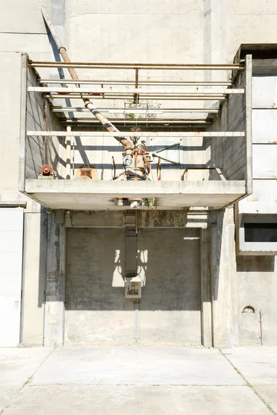 Maquinaria antigua de una industria del cemento — Foto de Stock