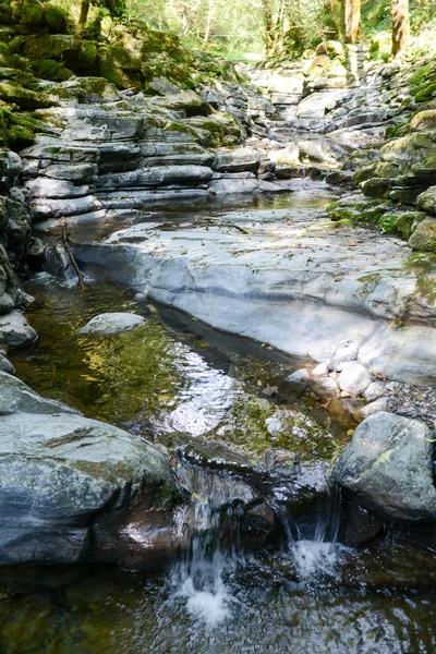 Rio Breggia em Muggio — Fotografia de Stock