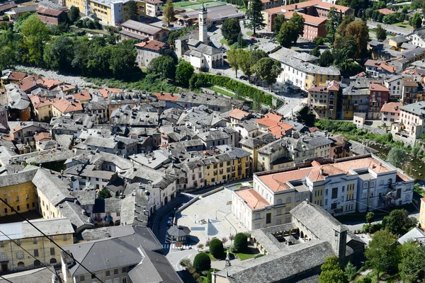 Aerial view on roofs — Stock Photo, Image