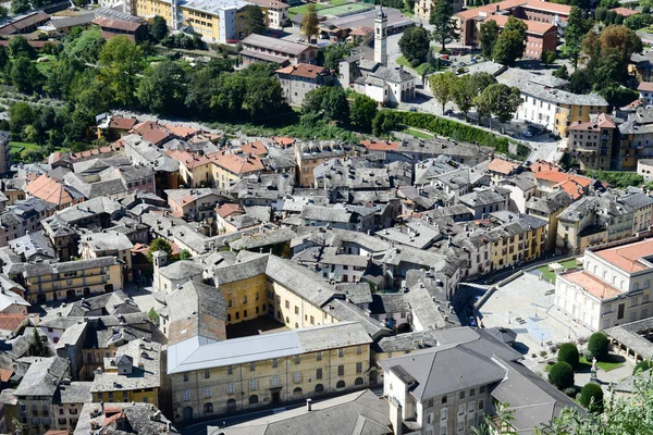 Luchtfoto op daken — Stockfoto