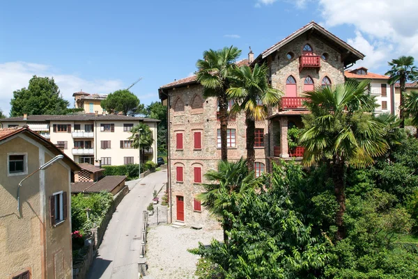 Casas na aldeia de Montagnola — Fotografia de Stock