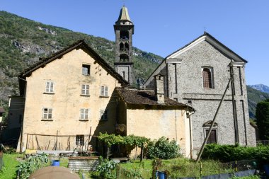 Leventina Vadisi Giornico kilisesinde Saint Michele