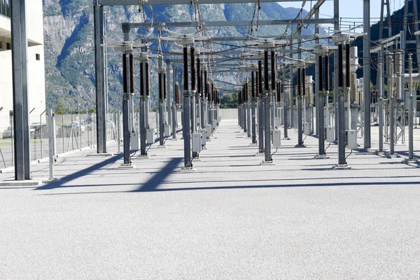 Central eléctrica para la producción de electricidad en Bodio —  Fotos de Stock