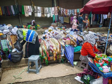 Addis Abeba, Etiyopya - 24 Ağustos 2025: Etiyopya 'daki Addis Abeba pazarında