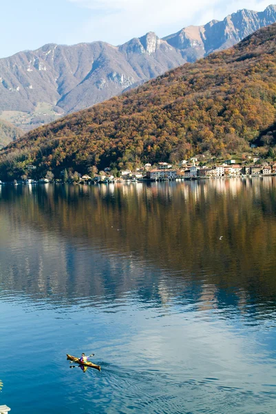 Das dorf brusino arsizio am luganersee — Stockfoto