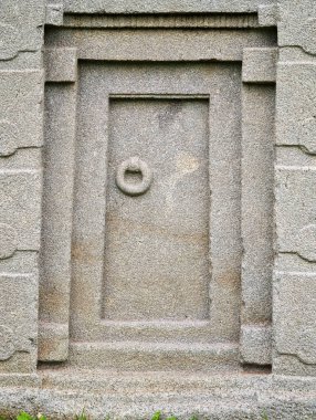 Etiyopya 'daki Axum' daki ana çelik sahasının mezarı.