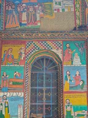 Axum, Etiyopya - 23 Ağustos 2025: Etiyopya 'daki Axum' daki İsa Kilisesi