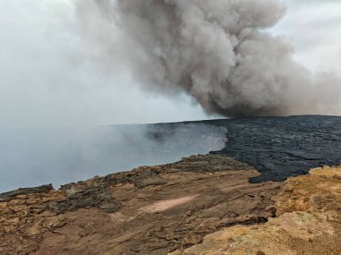 Etiyopya 'daki Erta Ale volkanı patlaması