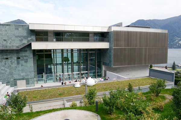 Lac museum in Lugano op het Italiaanse deel van Zwitserland — Stockfoto