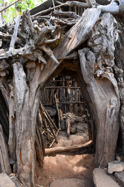 Etiyopya 'daki Konso köyüne bak