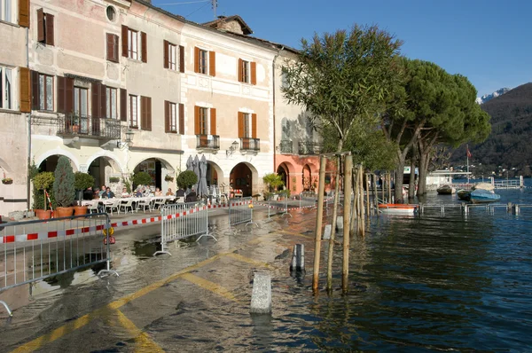 The village of Morcote on lake Lugano, Switzerland — Stock Photo, Image