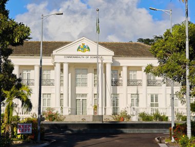 Dominica Bağımsız Devletleri Başkanlık binasına bakın