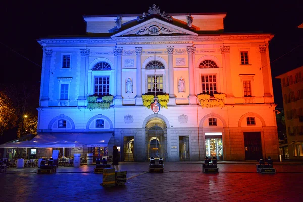 Câmara Municipal de Lugano — Fotografia de Stock