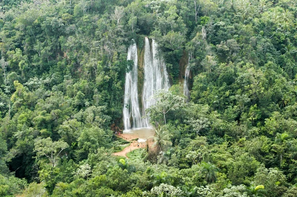 El limon-vízesést, Samana félsziget — Stock Fotó