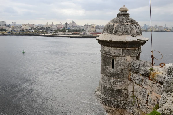 El morro фортецю з міста Гавани у фоновому режимі — стокове фото