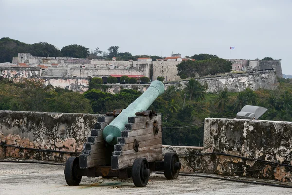 El topları Morro Kalesi, Havana — Stok fotoğraf