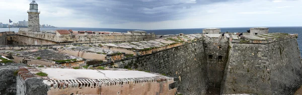 Castillo y faro de El Morro en La Habana — Foto de Stock