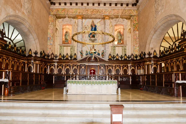 Interior de Catedral de San Cristóbal en la Habana Vieja — Foto de Stock