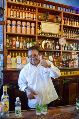 Eski Havana, Küba La Bodeguita del Medio restoran