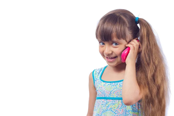 stock image Girl talking on the phone