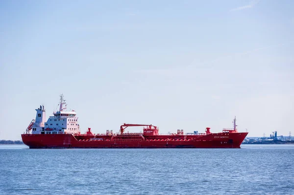 Hamilton Ontario Canada April 2018 Oil Chemical Tanker Sten Moster — Stock Photo, Image