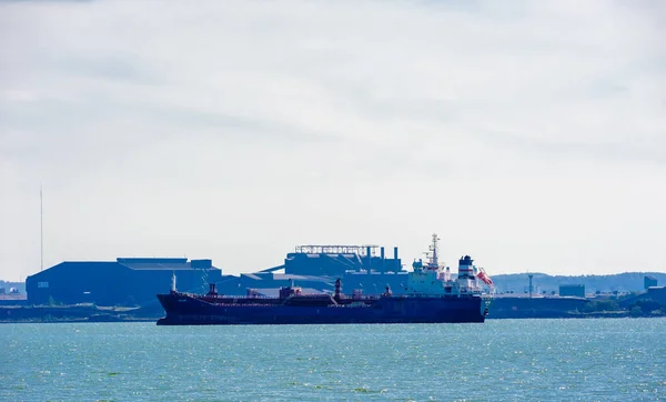 Hamilton Ontario Kanada Září 2018 Ropný Chemický Tanker Arsland Kotví — Stock fotografie