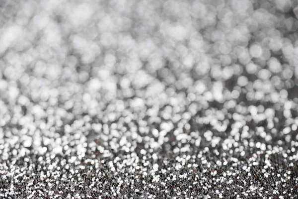 Silber Glitzert Textur Neujahr Oder Weihnachten Hintergrund Für Grußkarte Valentinstag — Stockfoto