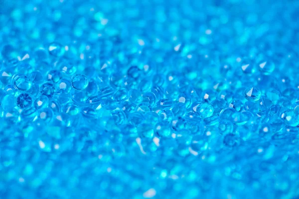 Aquamarine Blue Crystal Mineral Stone Zpracovaný Ozdobný Diamant Vykládané Šperky — Stock fotografie