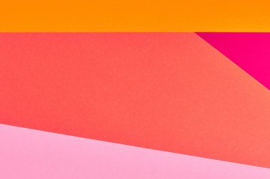 Çok renkli kağıt arkaplan. Soyut renkli kağıt dokusu, kopyalama alanı. Tasarım için parlak renkler geometrik arkaplan. Sunumlar için renk boşluğu.