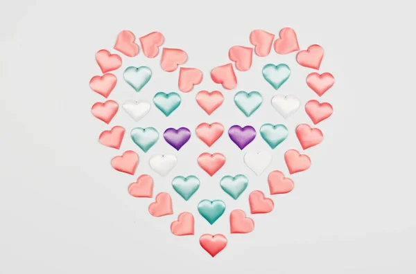 Corazón Corazones Corazón San Valentín Símbolo Del Concepto Amor Fondo —  Fotos de Stock