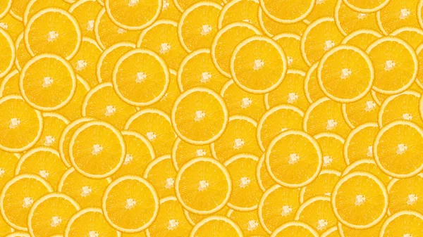 Sliced orange pattern. Bright flat lay backdrop. Fresh juicy fruit, source of vitamin C.