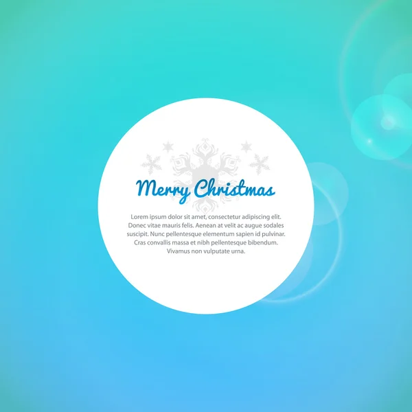 "Merry Christmas!" Elegant  design. — Stock Vector