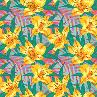 Tropikal egzotik arka plan