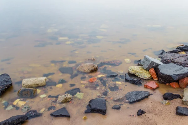kayalar denizin uzun pozlama