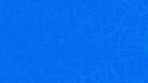 蓝色背景 城市最高视图 3D渲染 — 图库照片