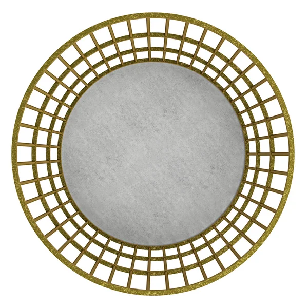 Celda redonda de oro. vista superior —  Fotos de Stock