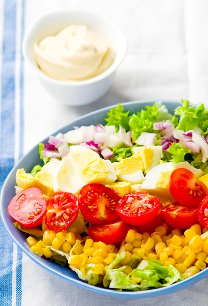 Ensalada de Cobb vegetariana . —  Fotos de Stock