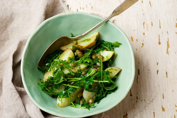 Potato warm salad — Stock Photo, Image