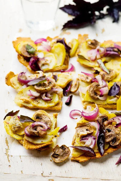 Nohut unu gözleme yeni patates ile