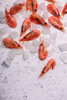 Taze Srimp.Üst manzara. Tarz kırsal. seçici odak