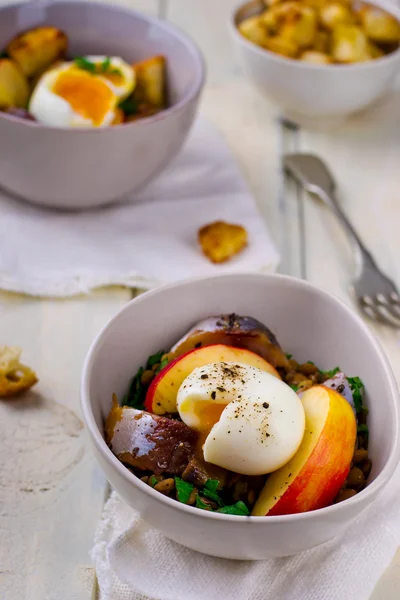 Mercimek salatası — Stok fotoğraf