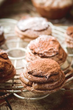 kremalı pasta çikolatalı kek bouchee 