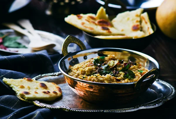 Dhal mit Kürbis. Indische Küche — Stockfoto