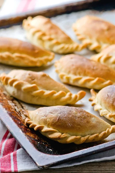 Empanadas, geleneksel Arjantin pies. — Stok fotoğraf