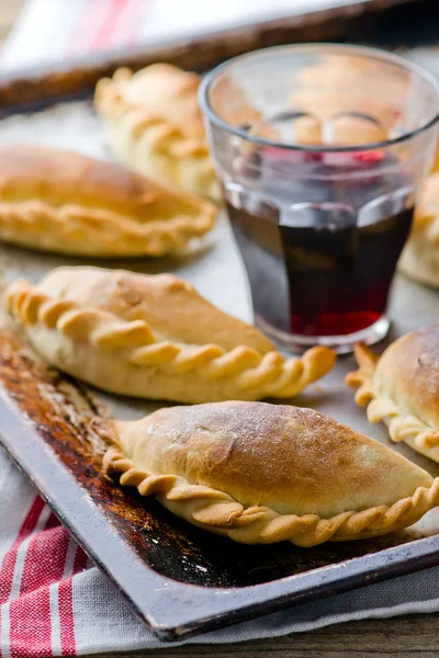 Empanadas, plăcinte tradiționale Argentina . — Fotografie, imagine de stoc