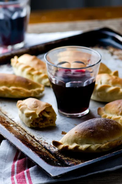 Empanadas, plăcinte tradiționale Argentina . — Fotografie, imagine de stoc