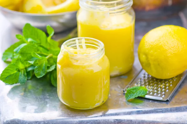 La cuajada de limón —  Fotos de Stock