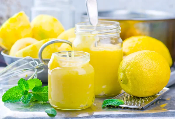 La cuajada de limón — Foto de Stock